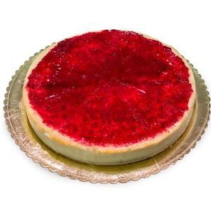 Tarta de queso y frambuesa